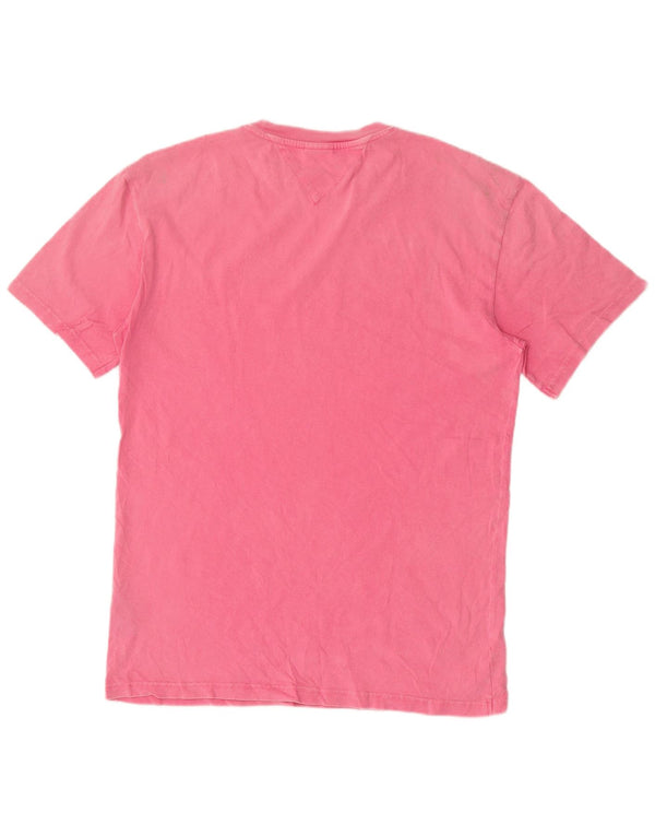 Ανδρικό γραφικό T-Shirt Tommy Hilfiger Top Medium Pink
