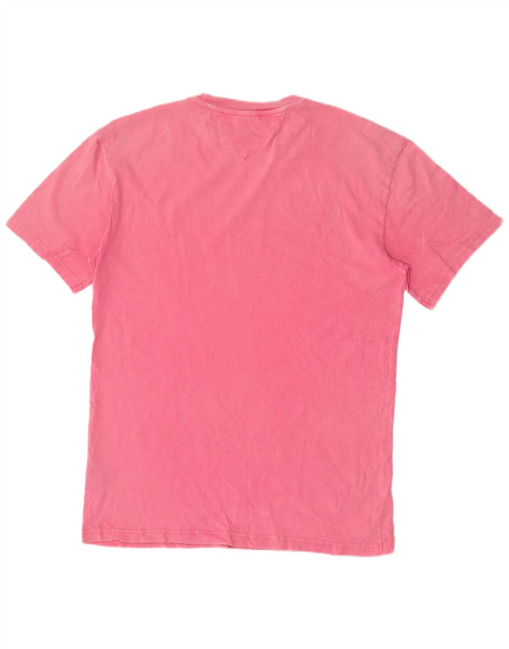 Ανδρικό γραφικό T-Shirt Tommy Hilfiger Top Medium Pink