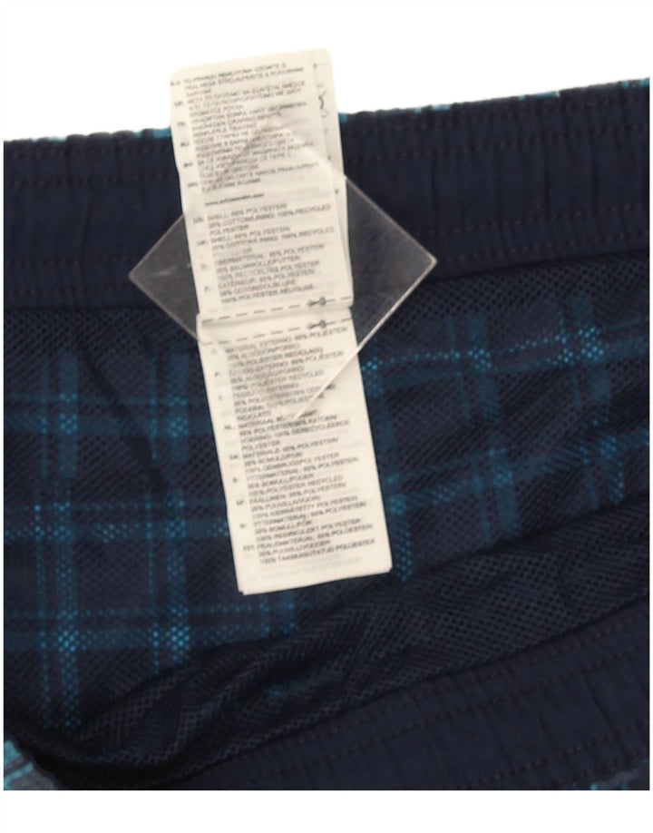 Ανδρικό σορτς κολύμβησης Adidas Μικρό Navy Blue Check Polyester