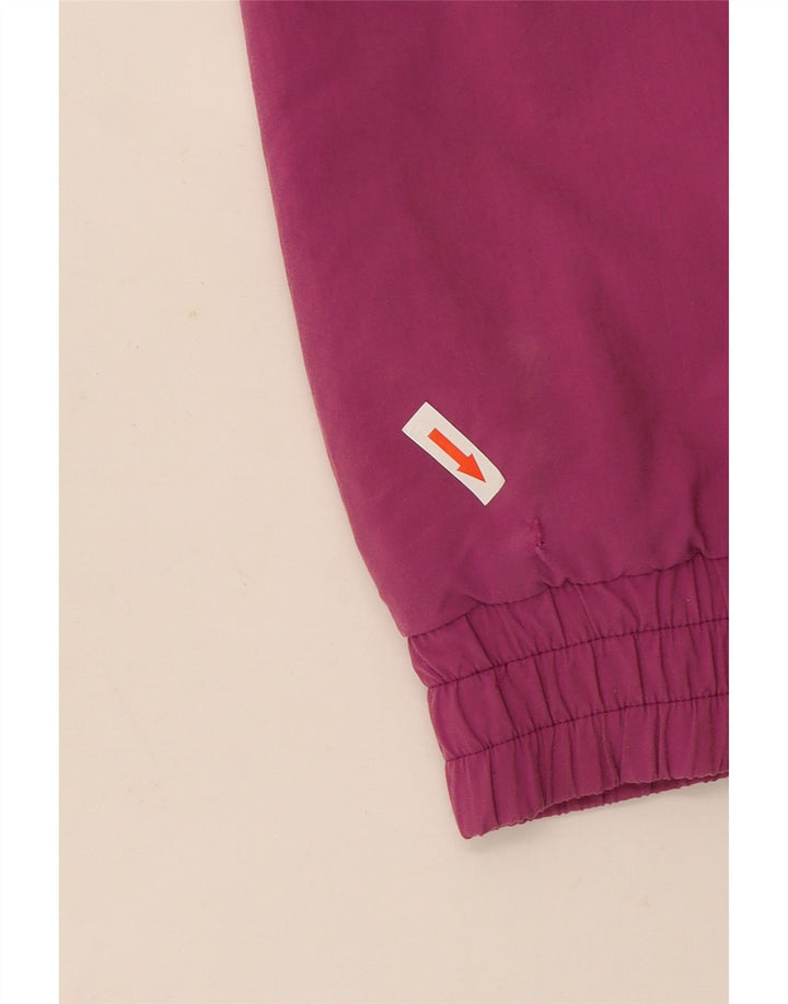 Vintage ανδρικό γραφικό πουλόβερ μπουφάν σκι UK 44 2XL Purple Colourblock