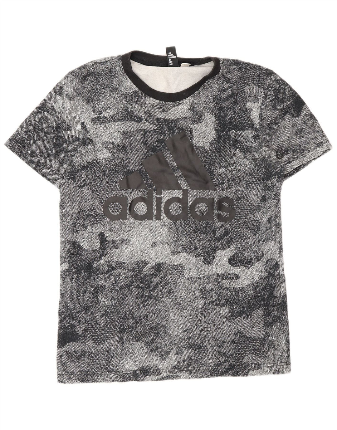 Ανδρικό γραφικό T-Shirt Adidas Top Medium Grey Camouflage