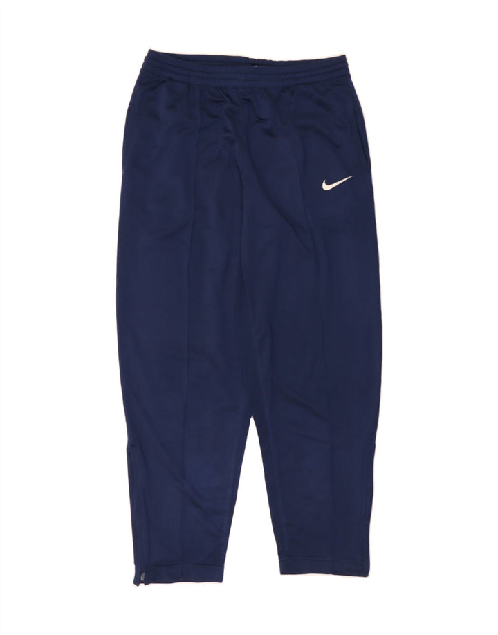 NIKE Mens Tracksuit Trousers Small  Navy Blue Vintage Nike and Second-Hand Nike from Messina Hembry 
