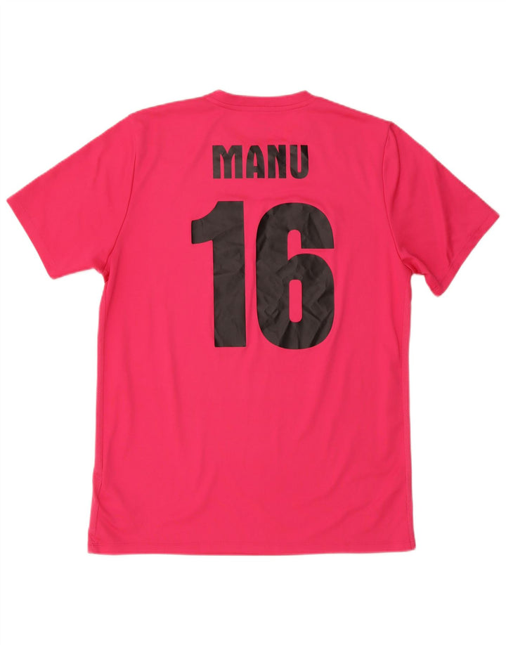 Ανδρικό γραφικό μπλουζάκι Nike Dri Fit Top XL Pink Polyester