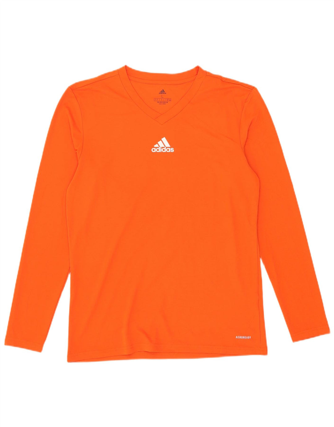 Adidas Ανδρικό τοπ Aeroready μακρυμάνικο μεγάλο πορτοκαλί