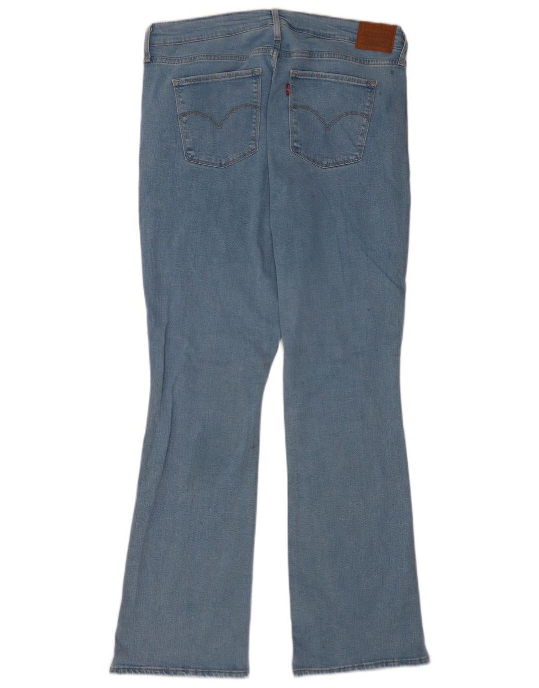 Levi's Womens 725 Bootcut Jeans W34 L32 Blue Lyocell