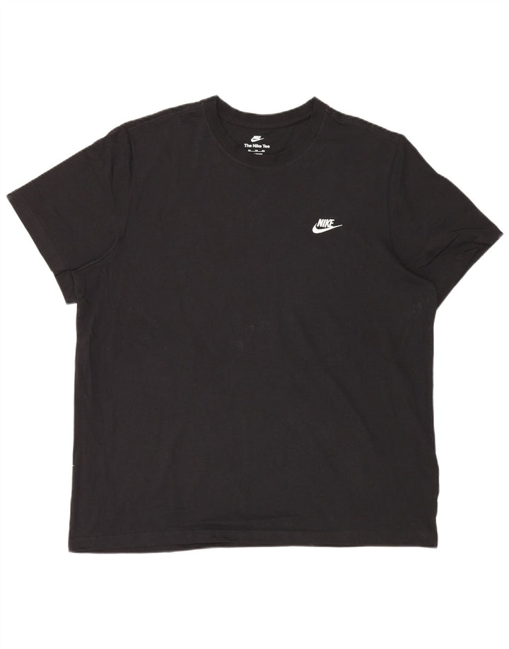 Ανδρικό T-Shirt Nike Top 2XL Μαύρο βαμβακερό