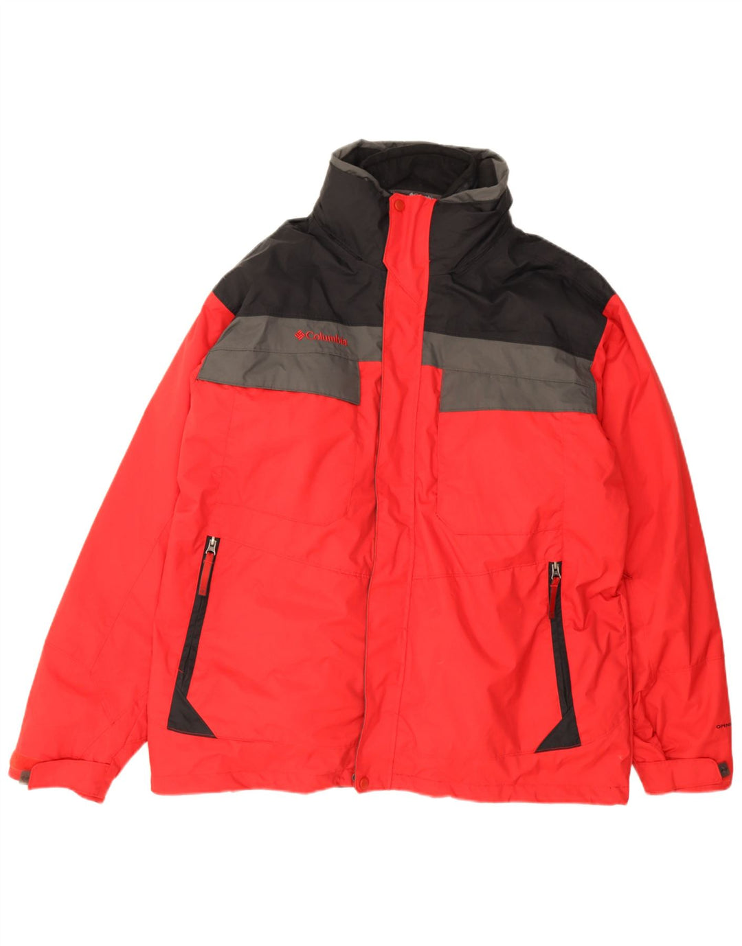 Columbia Ανδρικό μπουφάν Windbreaker UK 42 XL Red Colourblock