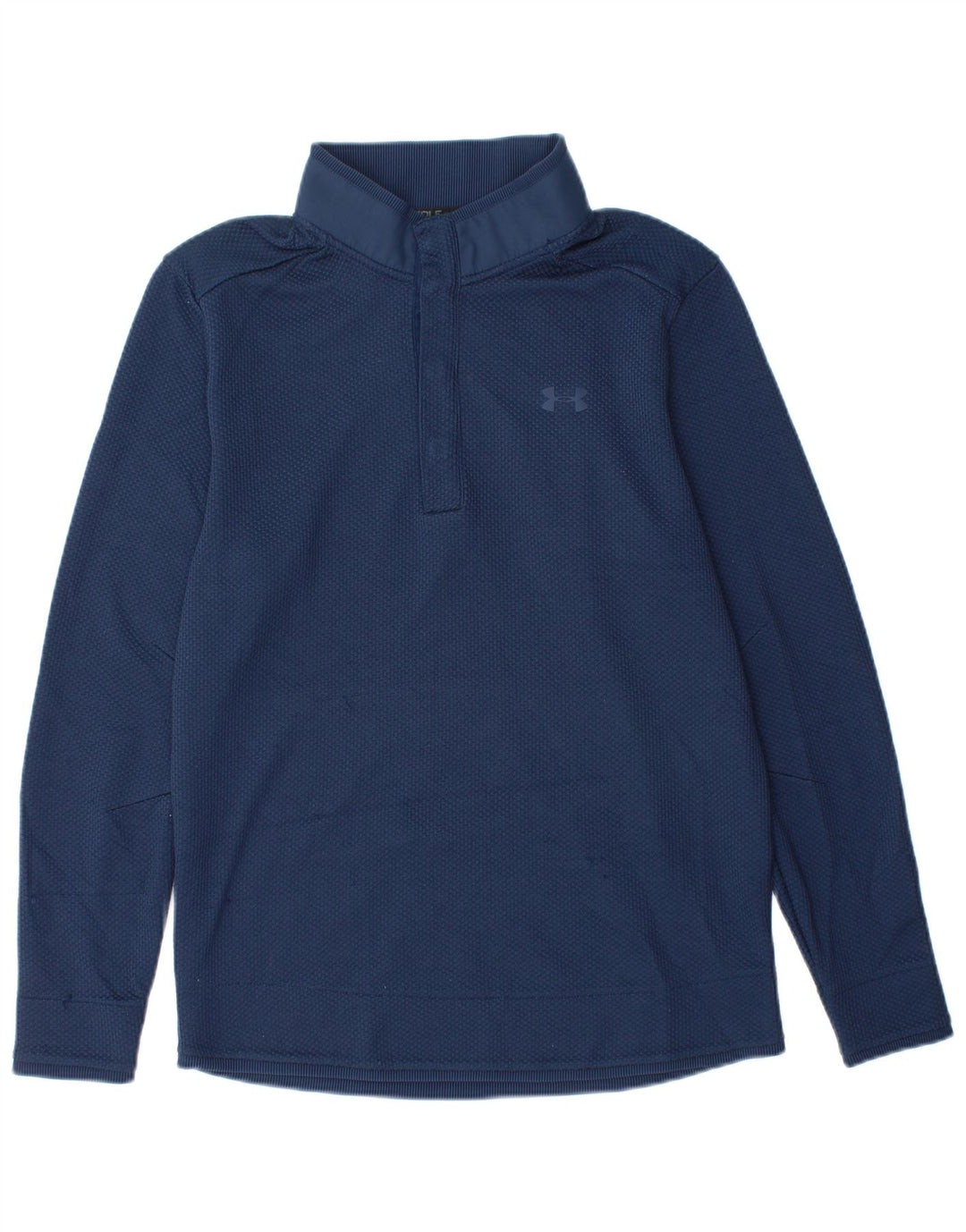 Ανδρική μπλούζα με λαιμό κρύο κουμπιά UNDER Armour, Jumper, μεσαίο μπλε ναυτικό