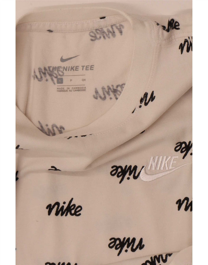Ανδρικό γραφικό μπλουζάκι Nike, μικρό λευκό