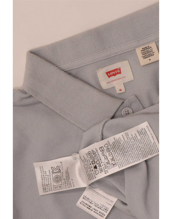 Ανδρικό πουκάμισο πόλο Levi's μεσαίο μπλε βαμβακερό