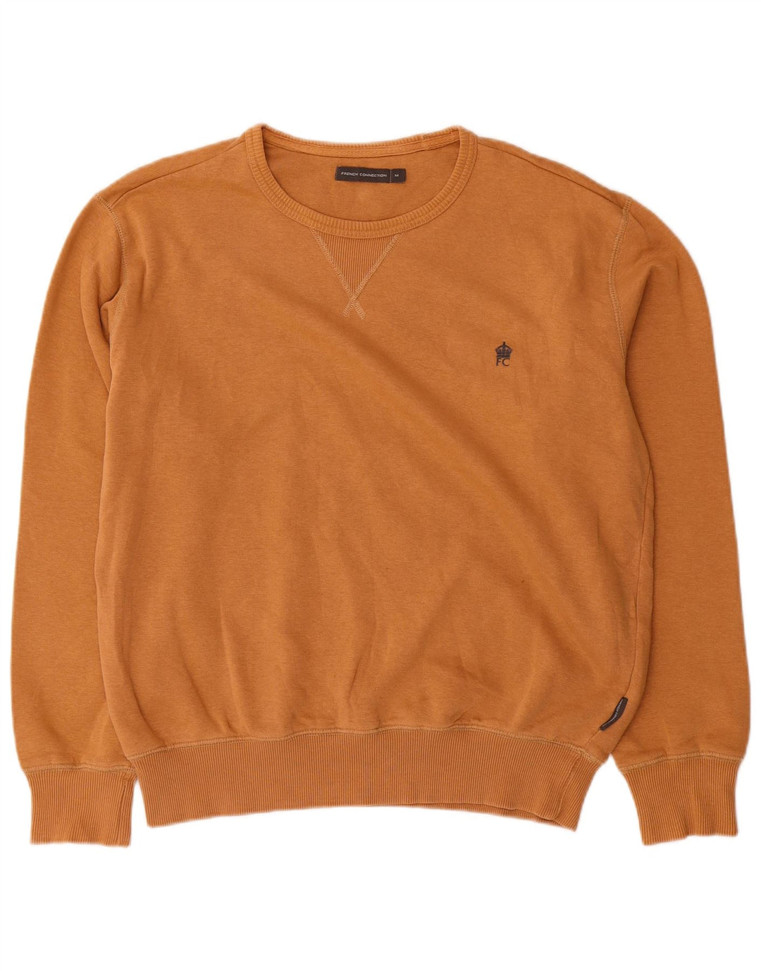 Ανδρικό φούτερ French Connection Jumper Μεσαίο καφέ βαμβακερό
