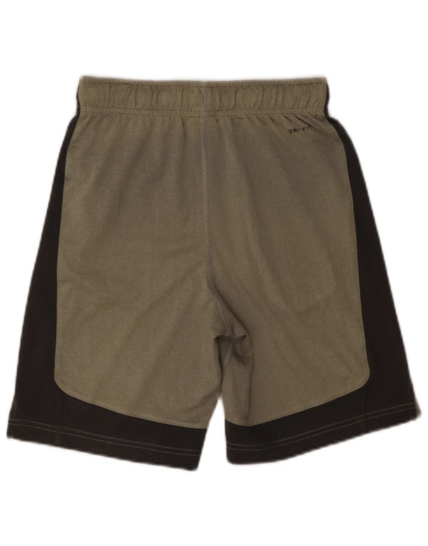 Αθλητικό σορτς Nike Boys Dri Fit 10-11 ετών Medium Khaki Colourblock