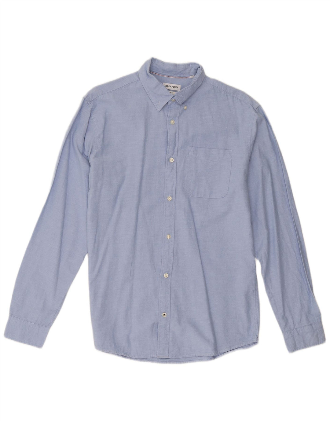 Jack & Jones Ανδρικό πουκάμισο Slim Fit μεγάλο μπλε βαμβακερό