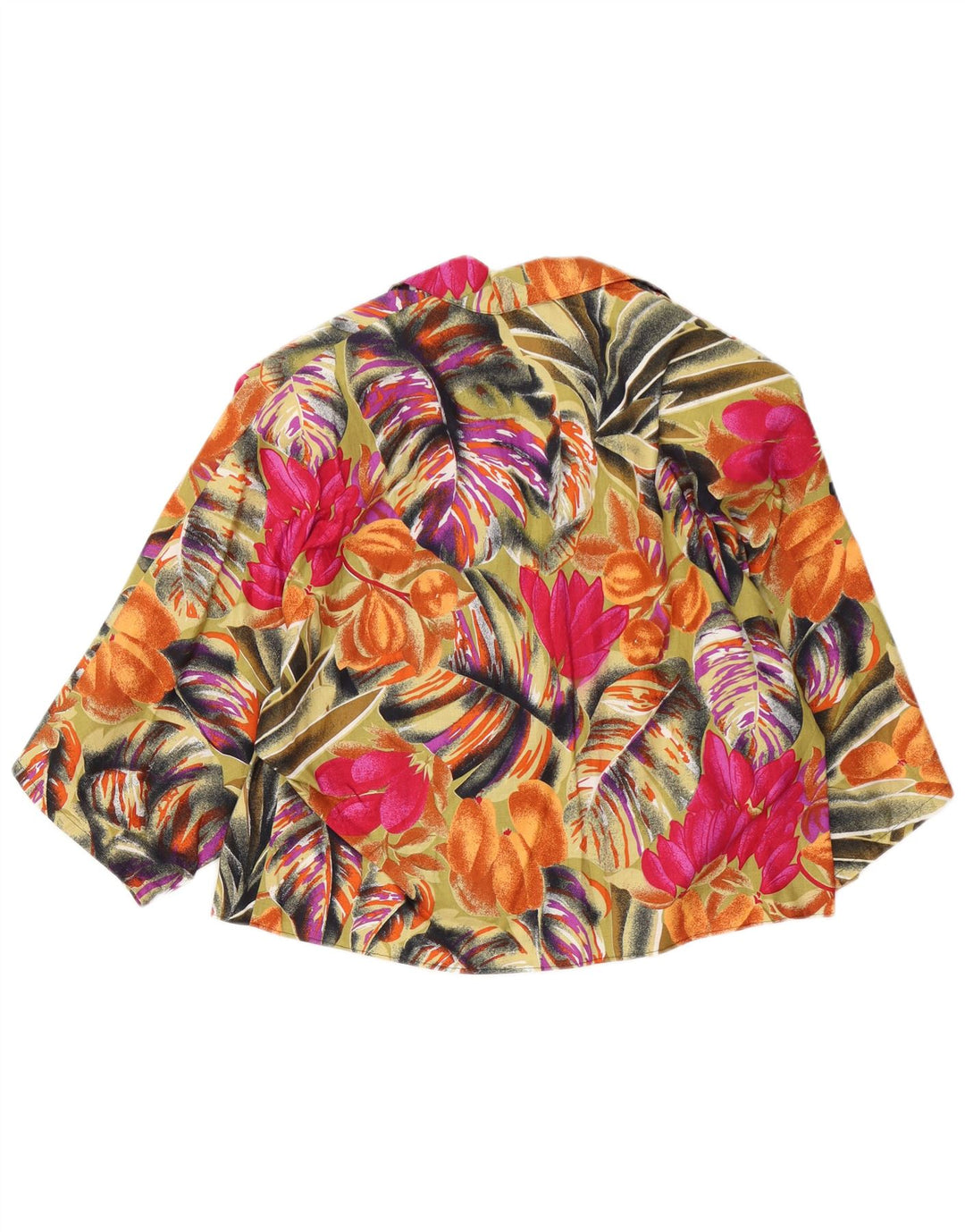 Vintage γυναικείο σακάκι 1 κουμπιού Blazer UK 14 Medium πολύχρωμο Floral