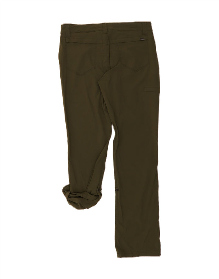 EDDIE BAUER Womens Slim Cargo Trousers US 8 Medium W30 L31   Khaki Nylon Vintage Eddie Bauer and Second-Hand Eddie Bauer from Messina Hembry 