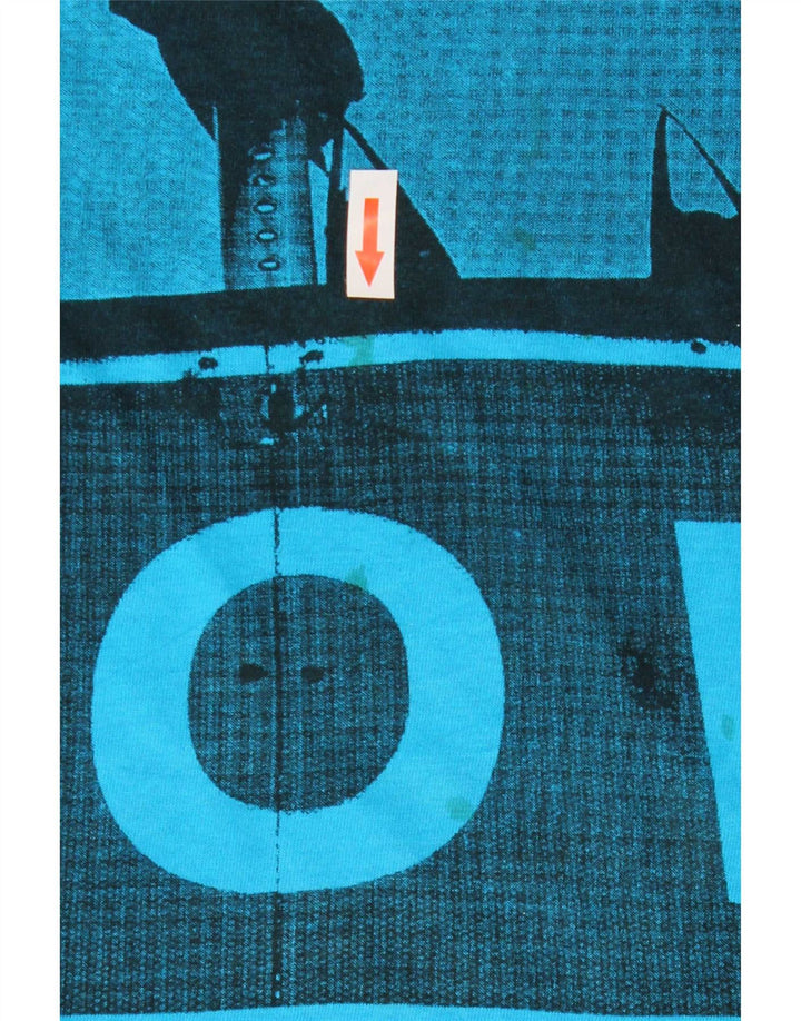 Ανδρικό γραφικό T-Shirt Lee XL Μπλε βαμβακερό