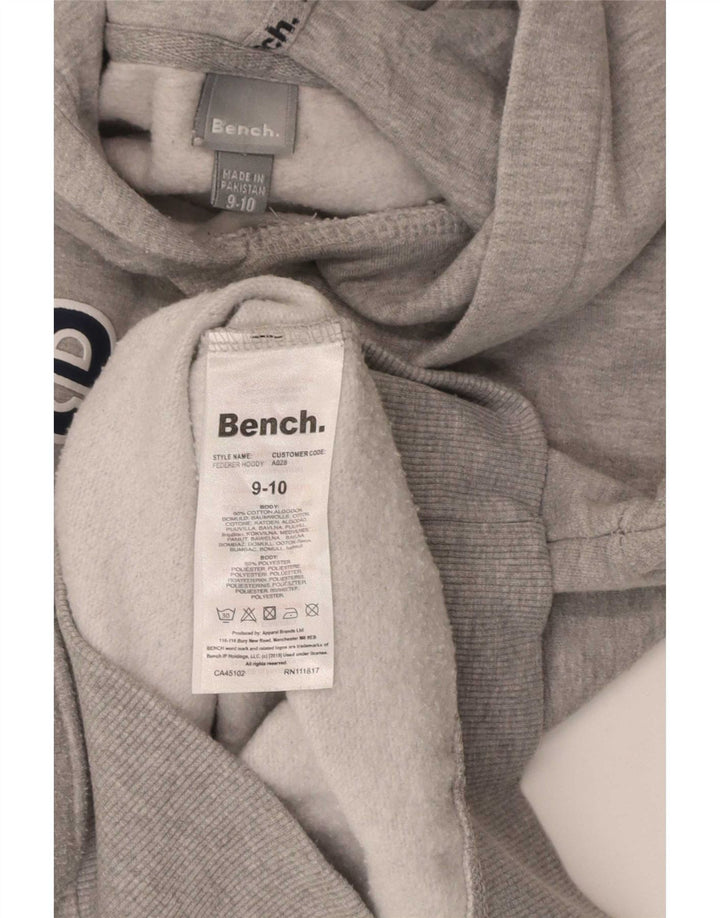Παγκάκι Boys Graphic Hoodie Jumper 9-10 Years Grey Cotton
