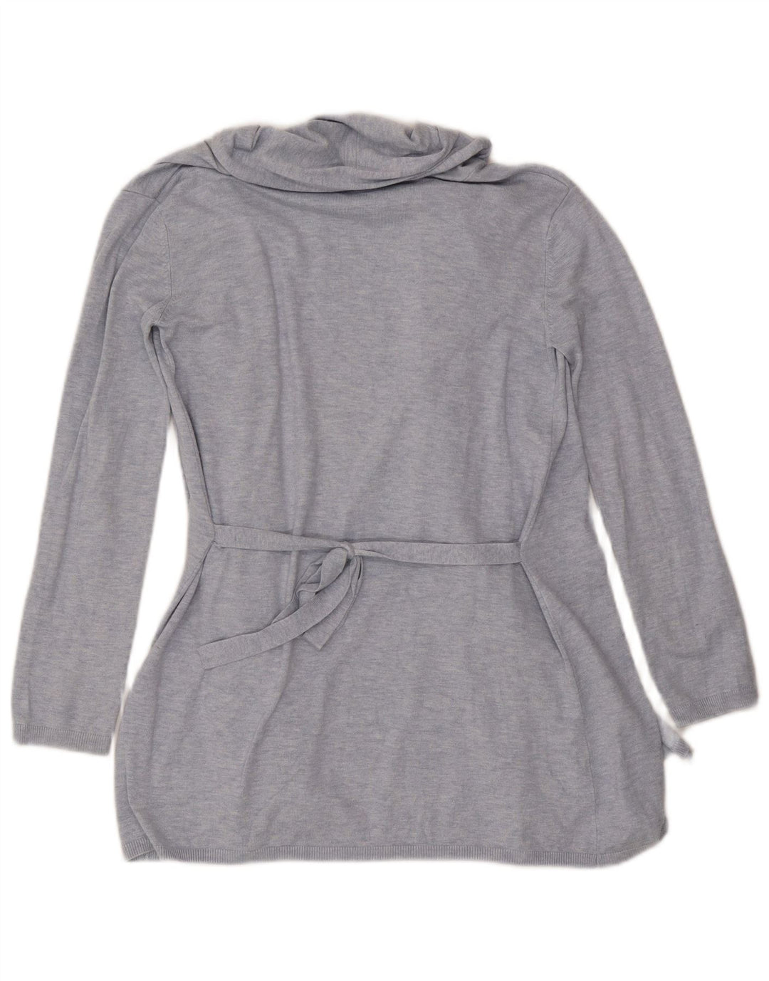 Zara Γυναικεία Ζακέτα Longline UK 10 Small Blue