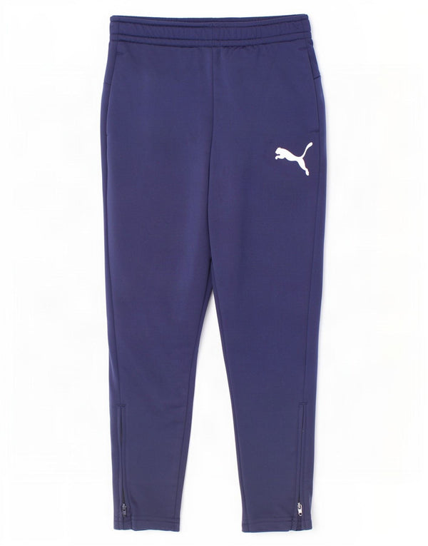 Puma Boys αθλητική φόρμα παντελόνι 7-8 ετών Navy Blue Polyester