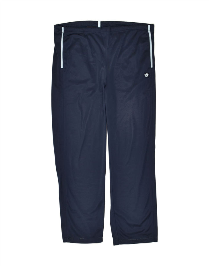 LOTTO Mens Tracksuit Trousers Small Navy Blue Polyester | Vintage Lotto | Thrift | Second-Hand Lotto | Used Clothing | Messina Hembry 