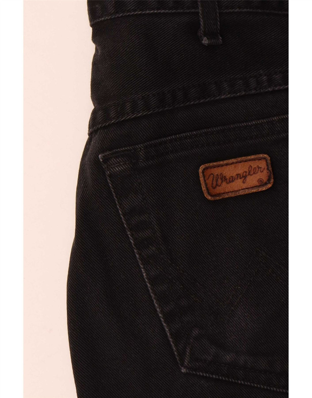 Ανδρικό τζιν Wrangler ίσιο W34 L31 Μαύρο