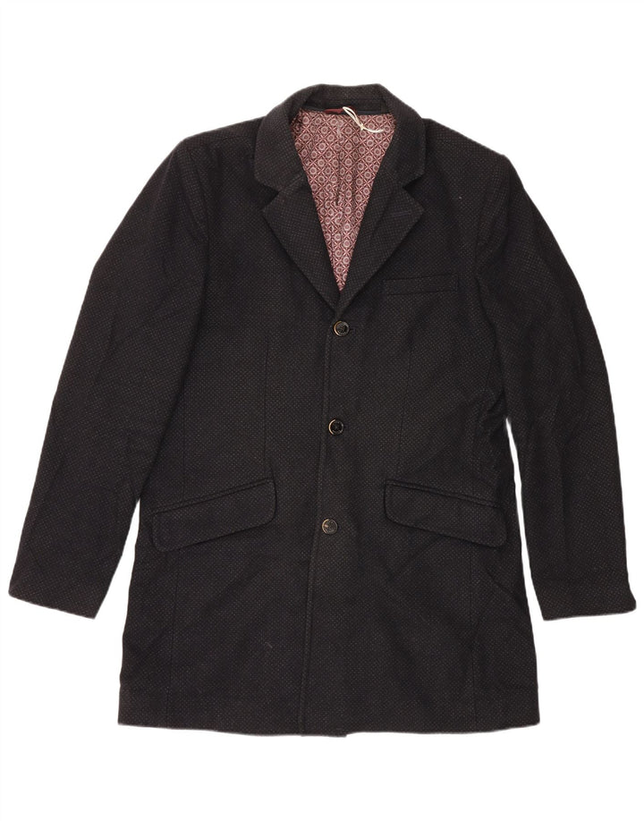 Ανδρικό πανωφόρι Ted Baker Μέγεθος 5 XL Μαλλί με μαύρα στίγματα