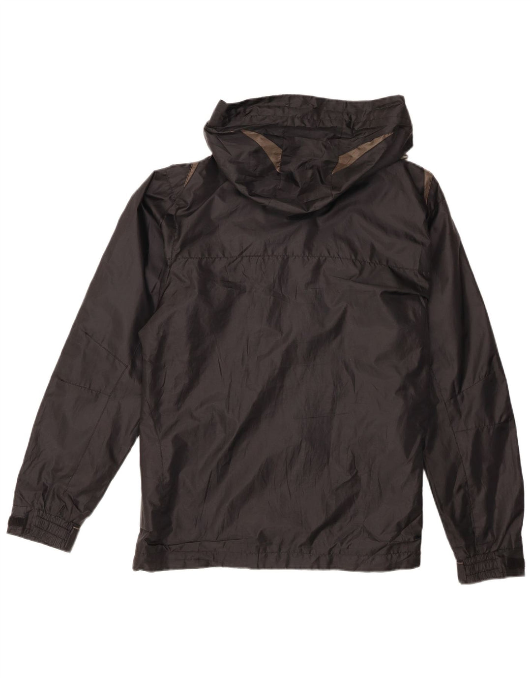Brugi Ανδρικό μπουφάν βροχής με κουκούλα UK 38 Medium Black Colourblock Polyester
