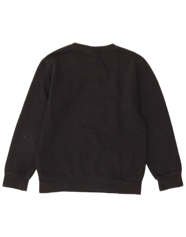 Champion Boys Graphic Sweatshirt Jumper 11-12 ετών μεγάλο μαύρο βαμβακερό