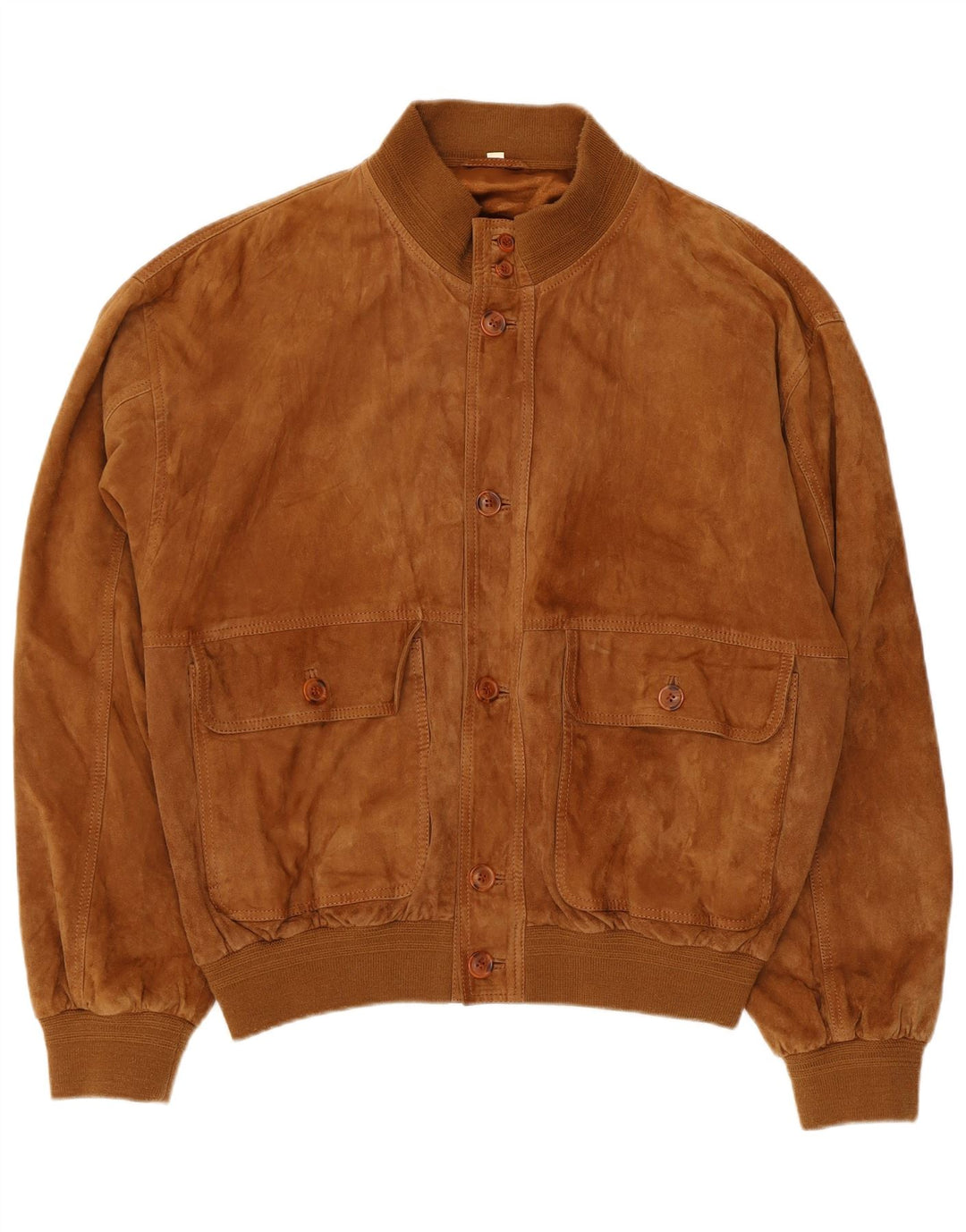Vintage Ανδρικό Suede Jacket IT 50 Large Brown Δερμάτινο