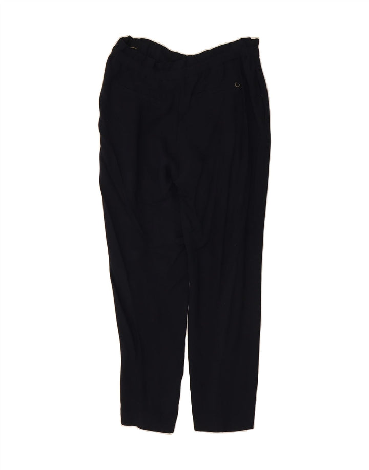 MASSIMO DUTTI Womens Slim Casual Trousers EU 40 Medium W30 L27 Navy Blue Vintage Massimo Dutti and Second-Hand Massimo Dutti from Messina Hembry 