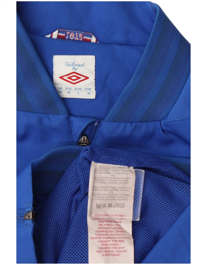 Μπουφάν Umbro Mens Rangers Graphic αθλητική φόρμα μεσαίου μπλε πολυεστέρα