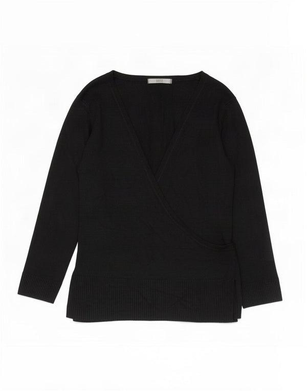 Marks & Spencer Γυναικεία Ζακέτα με μανίκια 3/4 UK 10 Small Black