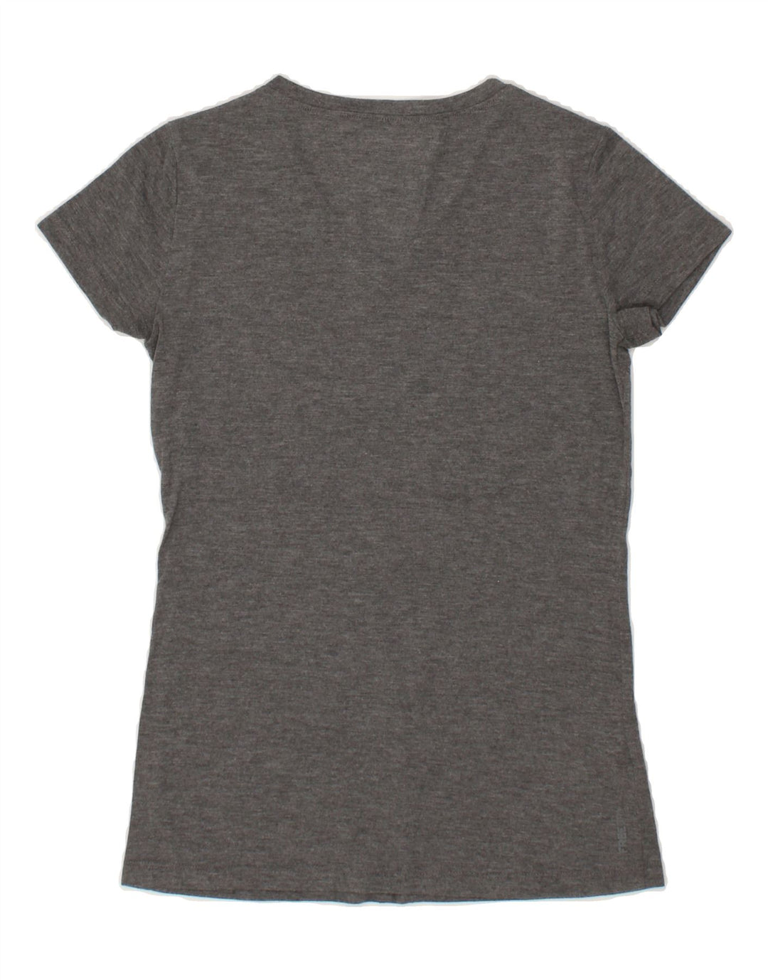 EDDIE BAUER Womens T-Shirt Top UK 6 XS Grey Polyester Vintage Eddie Bauer and Second-Hand Eddie Bauer from Messina Hembry 