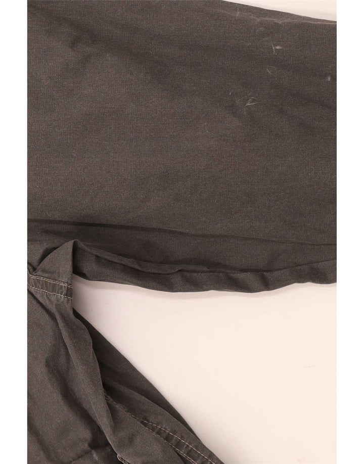 Vintage Ανδρικό μπουφάν με κουκούλα αντιανεμικό UK 38 Medium Grey
