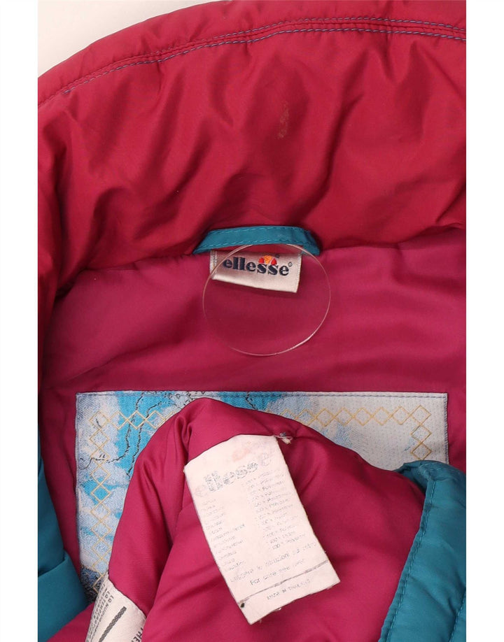Ανδρικό μπουφάν με κουκούλα Ellesse UK 42 XL μπλε πολυεστέρας