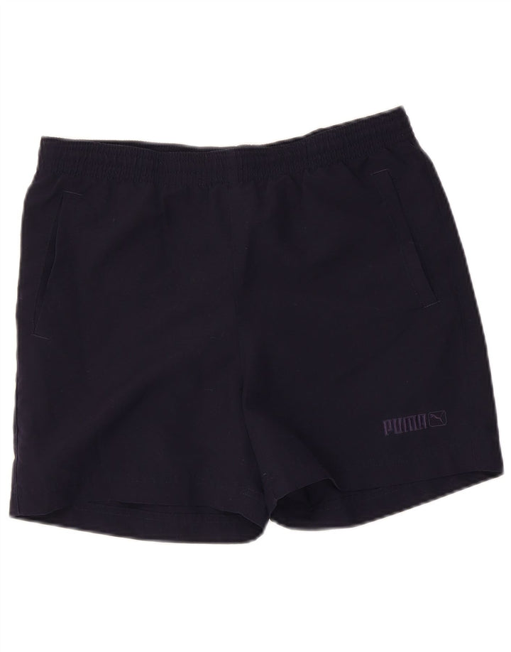 Puma Boys Sport σορτς 13-14 ετών Navy Blue Polyester