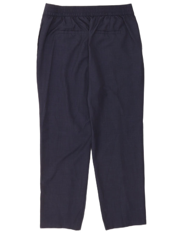 Marks & Spencer Γυναικείο παντελόνι Chino UK 14 Large W32 L27 Navy Blue Check