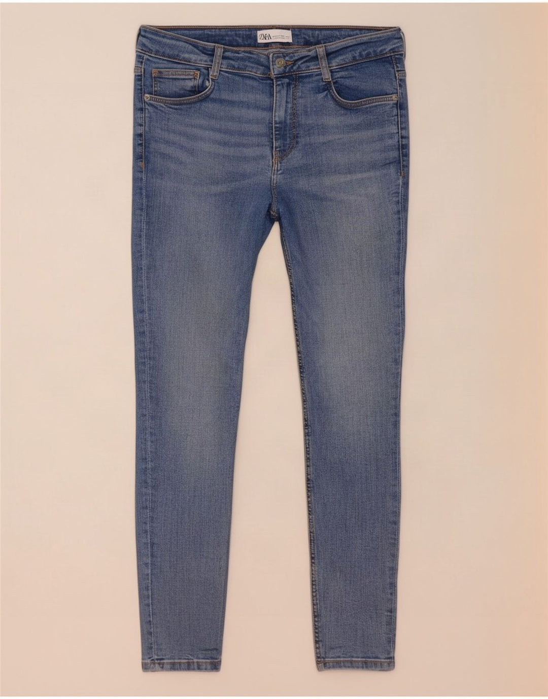 Zara Γυναικείο Skinny Jeans EU 40 Medium W30 L29 Blue