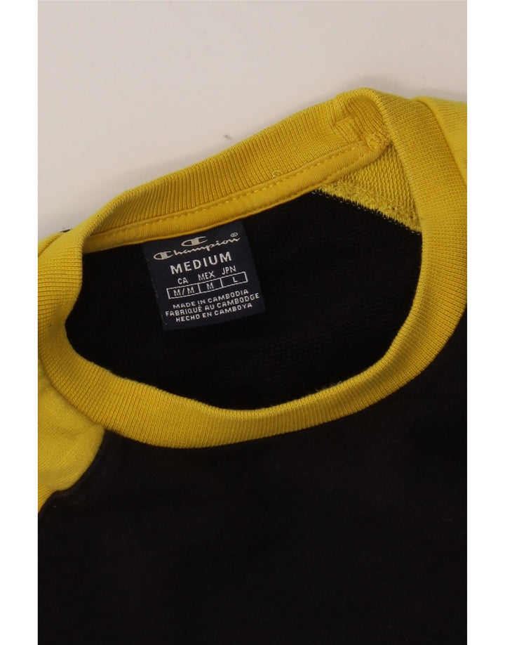 Ανδρικό γραφικό φούτερ Champion Jumper Medium Black Colourblock