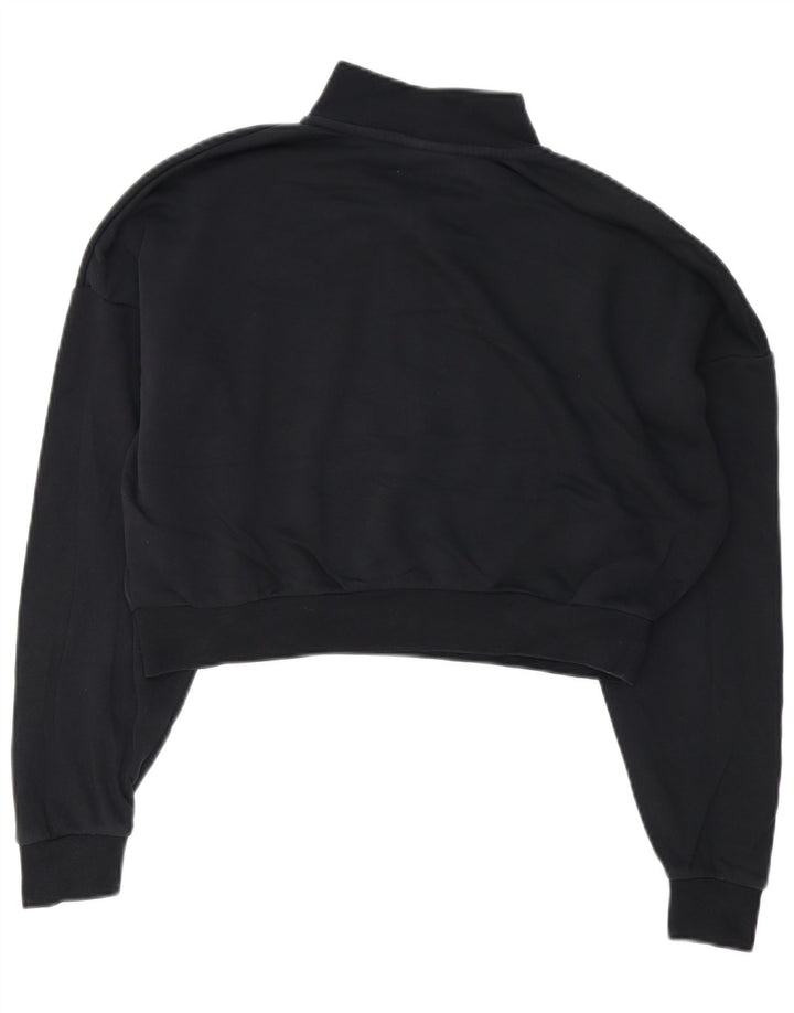 Γυναικείο φούτερ Nike με φερμουάρ με λαιμόκοψη Jumper UK 14 Μεσαίο μαύρο