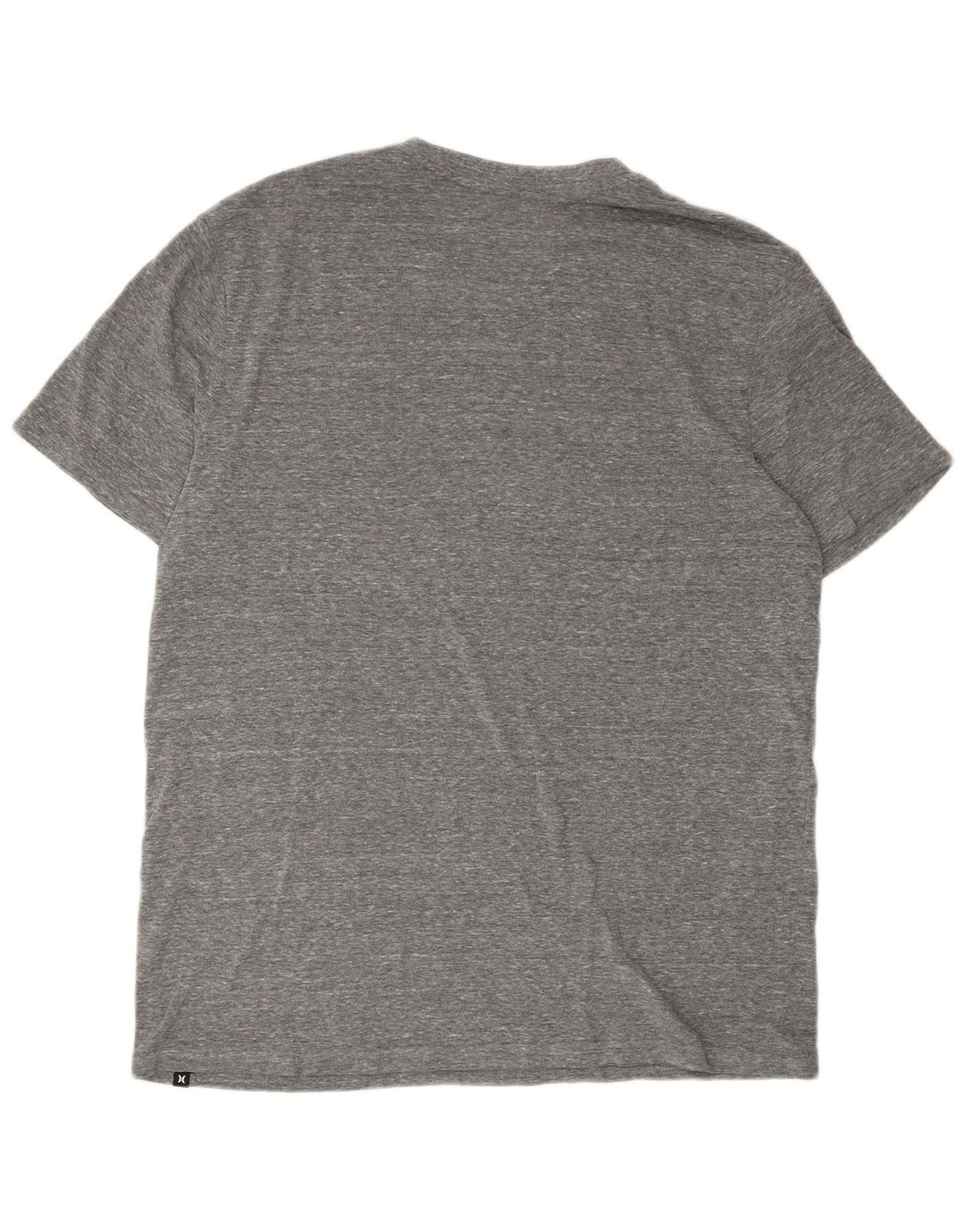 Ανδρικό γραφικό T-Shirt Hurley Top Large Grey Flecked Polyester