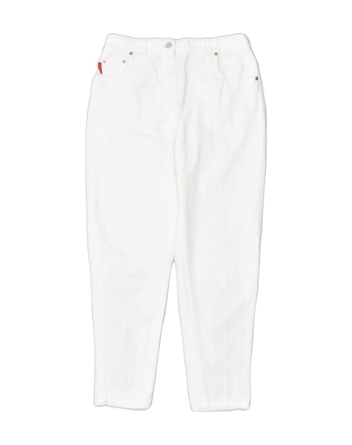 TCM Womens Tapered Jeans IT 42 Medium W30 L28 White Cotton | Vintage | Thrift | Second-Hand | Used Clothing | Messina Hembry 