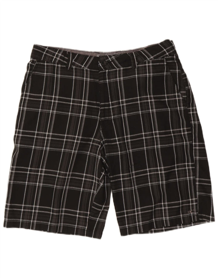 Ανδρικό σορτς Chino O'Neill W34 Large Black Check