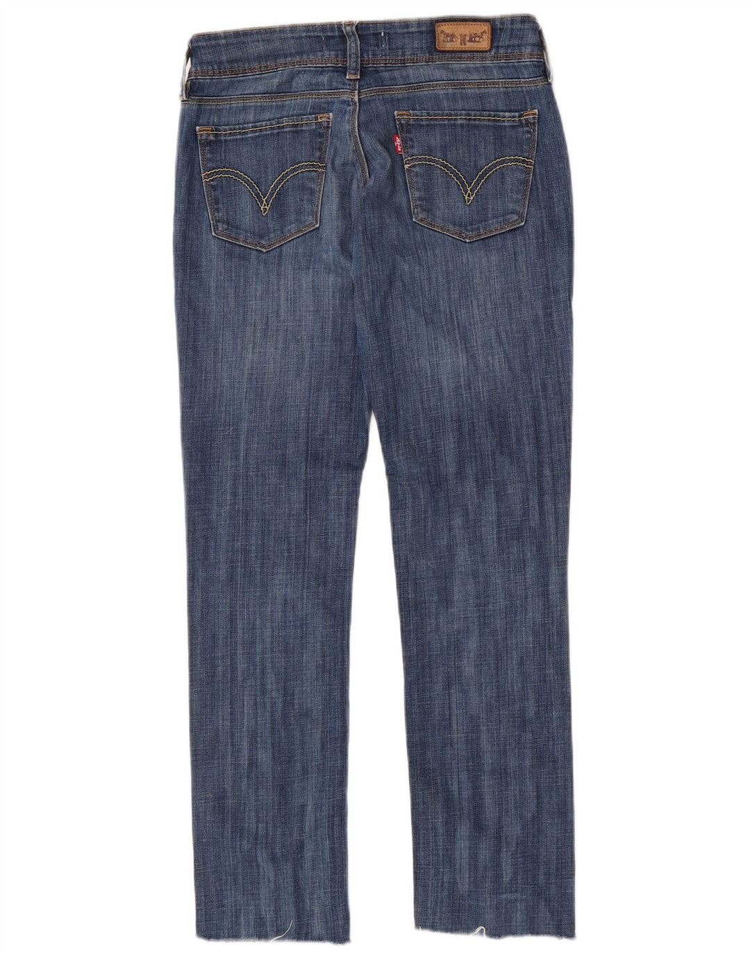 Levi's Womens 571 Slim Jeans W30 L28 Blue Cotton