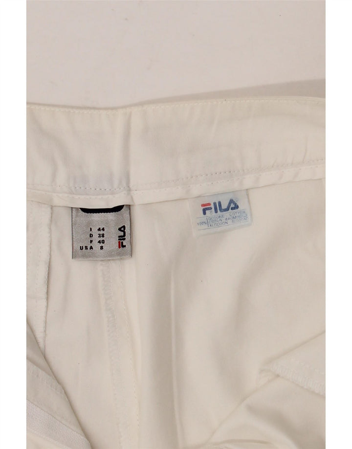 FILA Γυναικείο Σορτς Chino IT 44 Medium W30 Λευκό βαμβακερό
