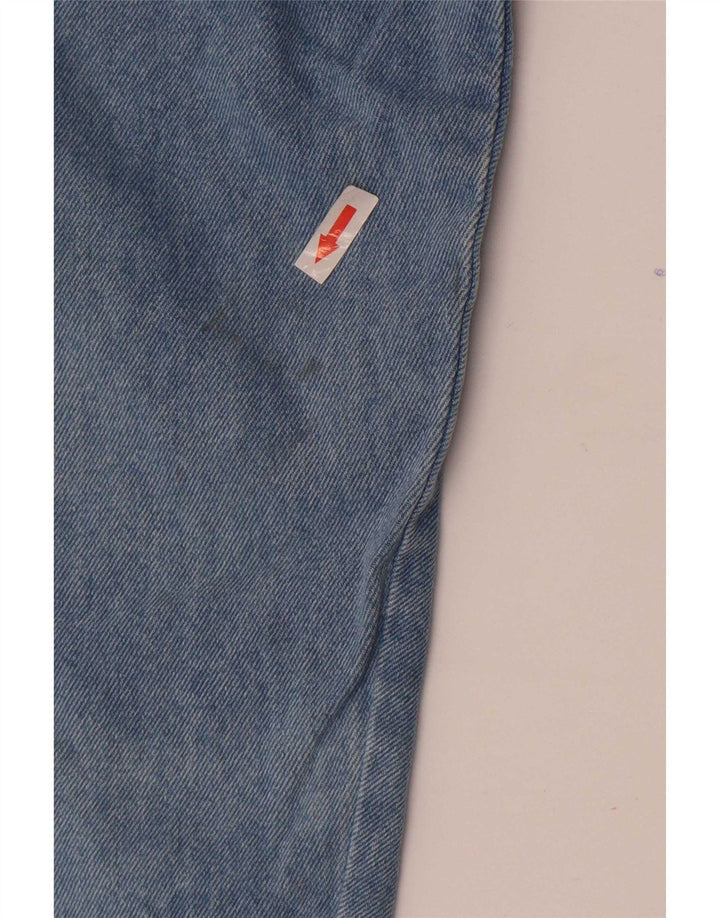 POP 84 Γυναικείο τζιν σακάκι 2 κουμπιών UK 10 Small Blue