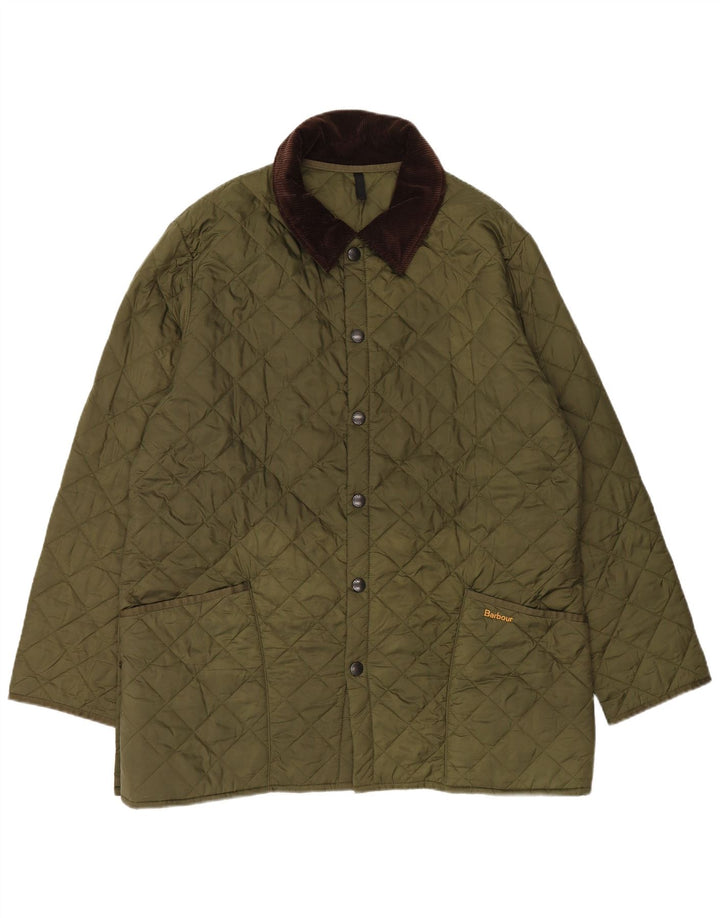 Ανδρικό καπιτονέ μπουφάν Barbour UK 42 XL Green Polyester