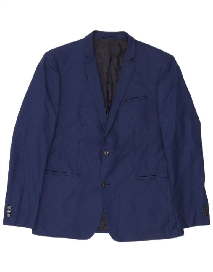 Zara Ανδρικό μπουφάν μπλέιζερ με 2 κουμπιά EU 54 XL Navy Blue