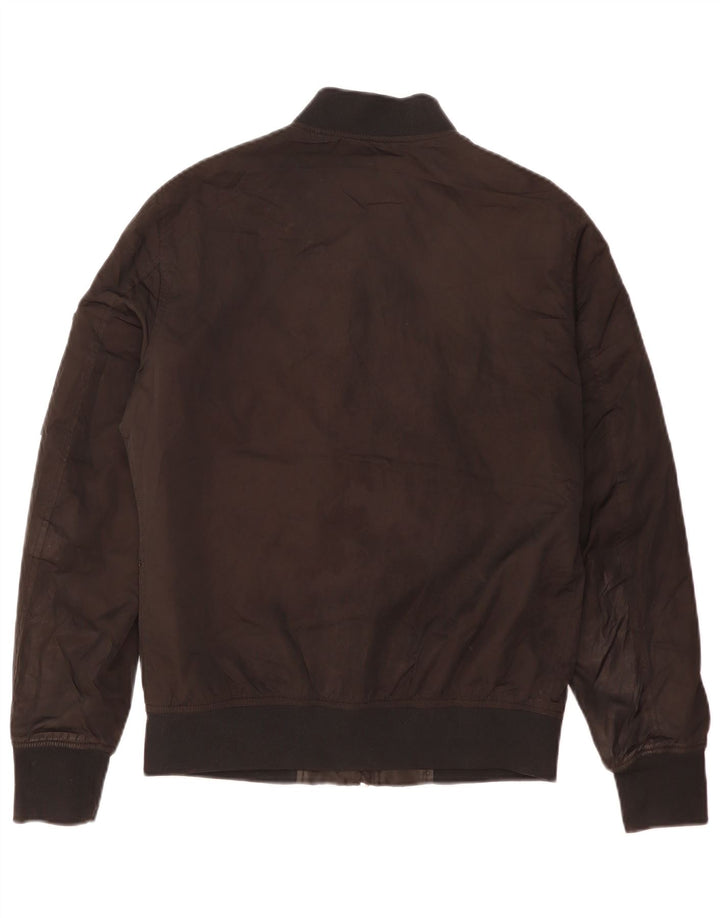 Zara Ανδρικό Bomber Jacket UK 38 Medium Black Colourblock Polyester