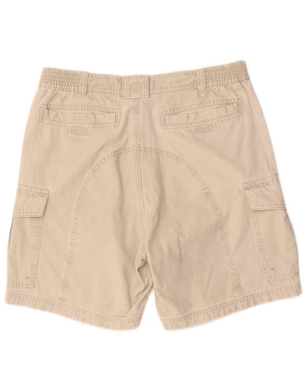 TIMBERLAND Mens Cargo Shorts W34 Large Beige Cotton